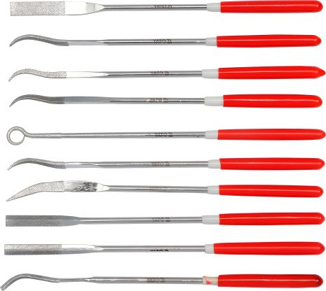 Набор надфилей 140 мм, 10 шт Yato YT-6145 Набор надфилей 140 мм, 10 шт Yato YT-6145