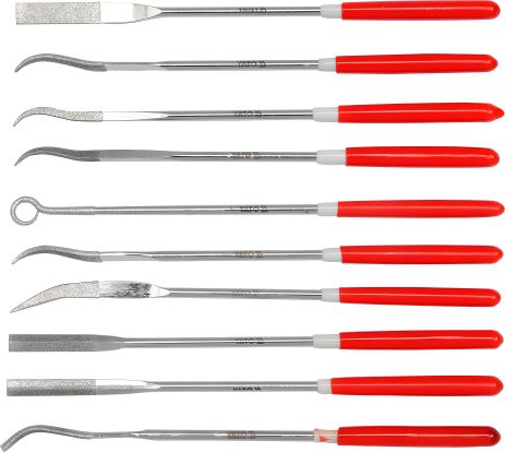 Надфілів набір 140 мм 10 шт Yato YT-6145