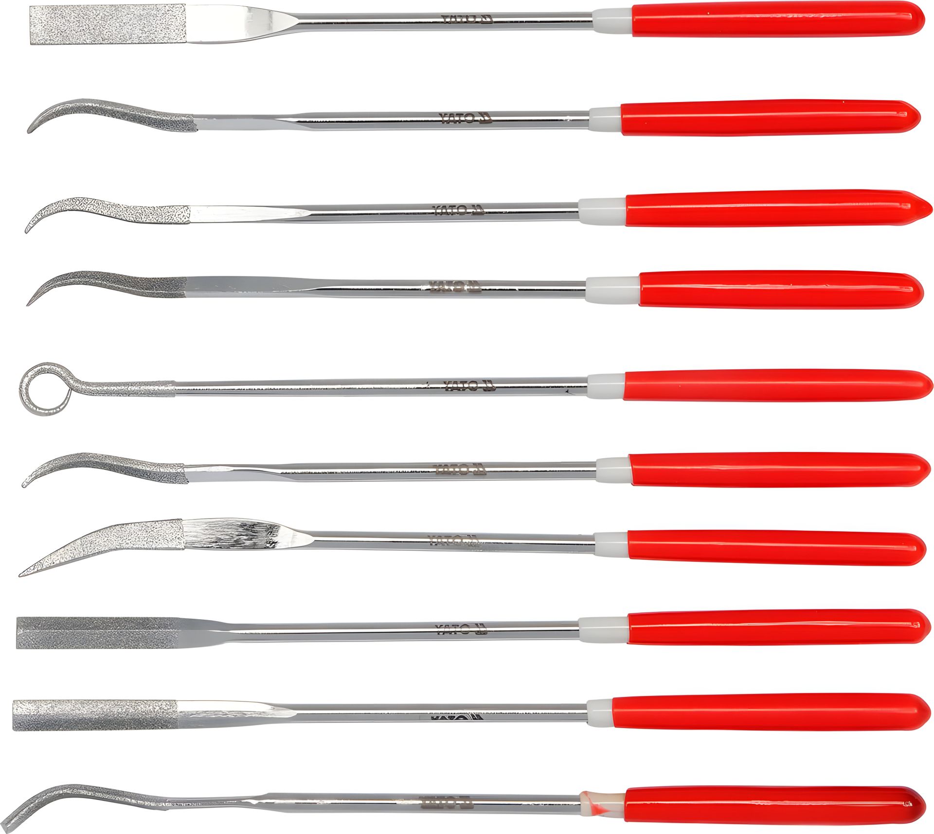 Набор надфилей 140 мм, 10 шт Yato YT-6145 Набор надфилей 140 мм, 10 шт Yato YT-6145
