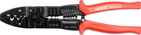 Кліщі для дротів обтиску та зачистки 250 мм, Yato YT-2254