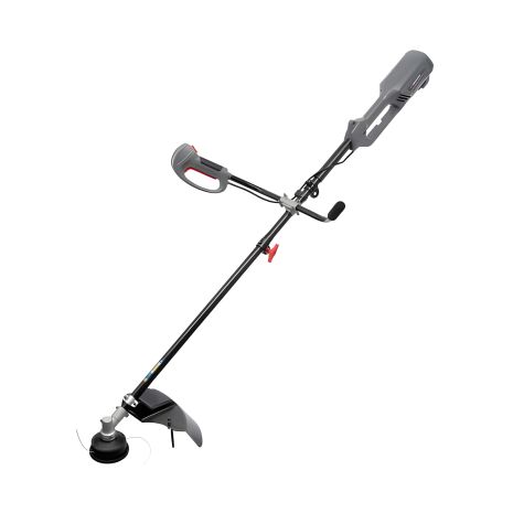 Електричний тример, 1,2 кВт, 7500 об/хв, ширина зрізання 255/380 мм, плавний пуск, котушка + 3-лопатевий ніж INTERTOOL DT-2246