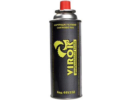 Газовий балон одноразовий із цанговим з'єднанням, 220 гр, Virok 44V152 Газовий балон одноразовий із цанговим з'єднанням, 220 гр, Virok 44V152