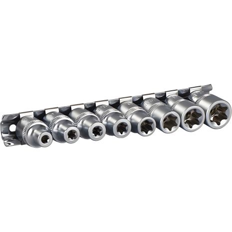 Набор головок TORX CRV, 1/2 8 шт (Е10-Е24), Miol 58-360 Набор головок TORX CRV, 1/2 8 шт (Е10-Е24), Miol 58-360