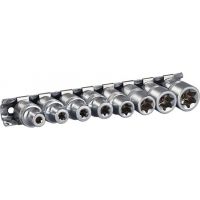 Набір головок TORX CRV, 1/2 8 шт (Е 10 - Е 24) Miol 58-360