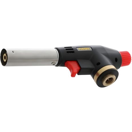 Горелка газовая с резьбовым (EU) соединением, пьезо поджиг, 360° Virok 44V169 Горелка газовая с резьбовым (EU) соединением, пьезо поджиг, 360° Virok 44V169