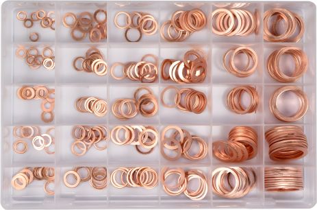 Комплект из 300 медных шайб Ø9-36 мм Yato YT-06872