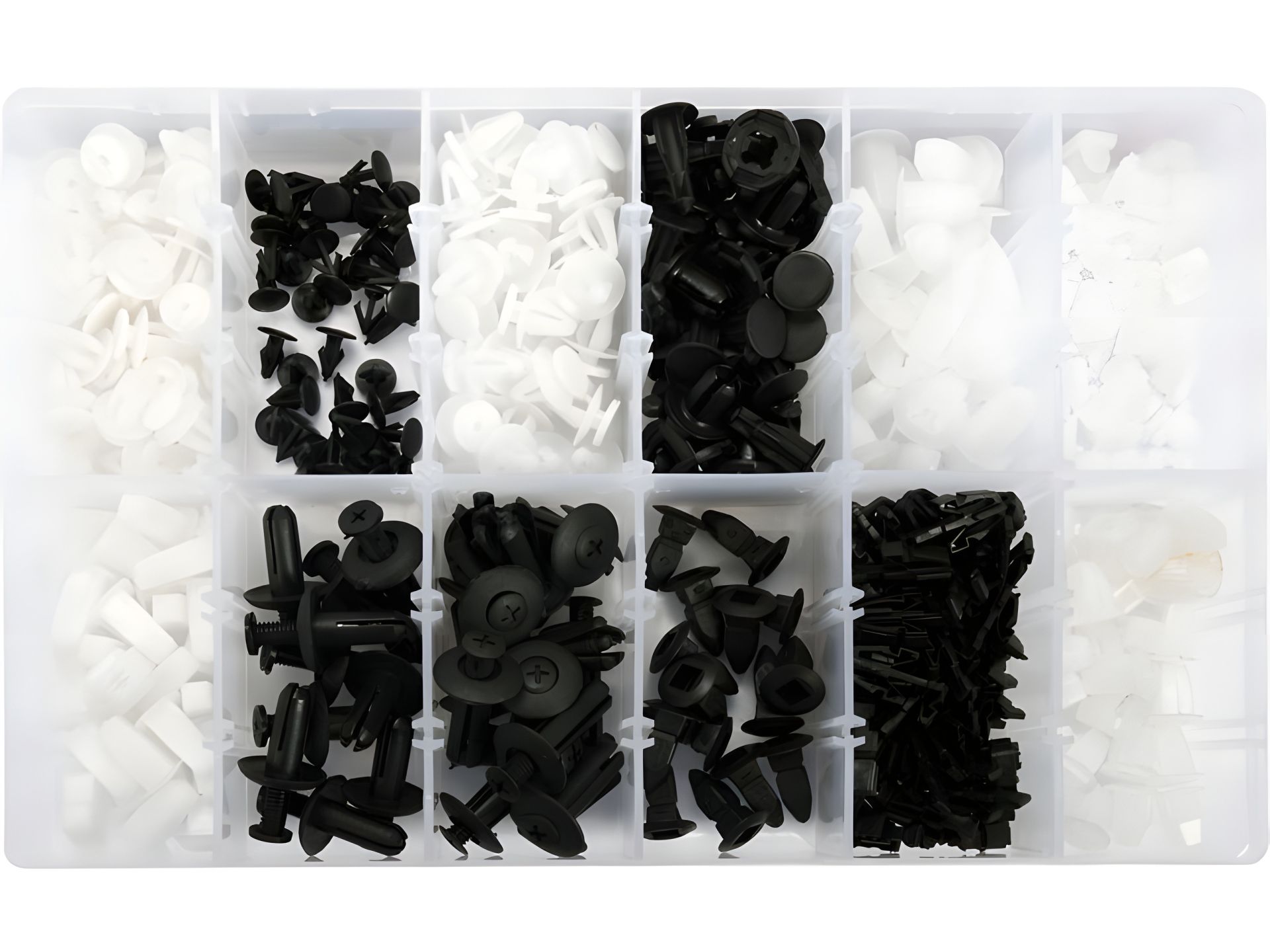 Автомобильный крепежный набор 370 шт. для Mitsubishi, Yato YT-06659 Автомобильный крепежный набор 370 шт. для Mitsubishi, Yato YT-06659