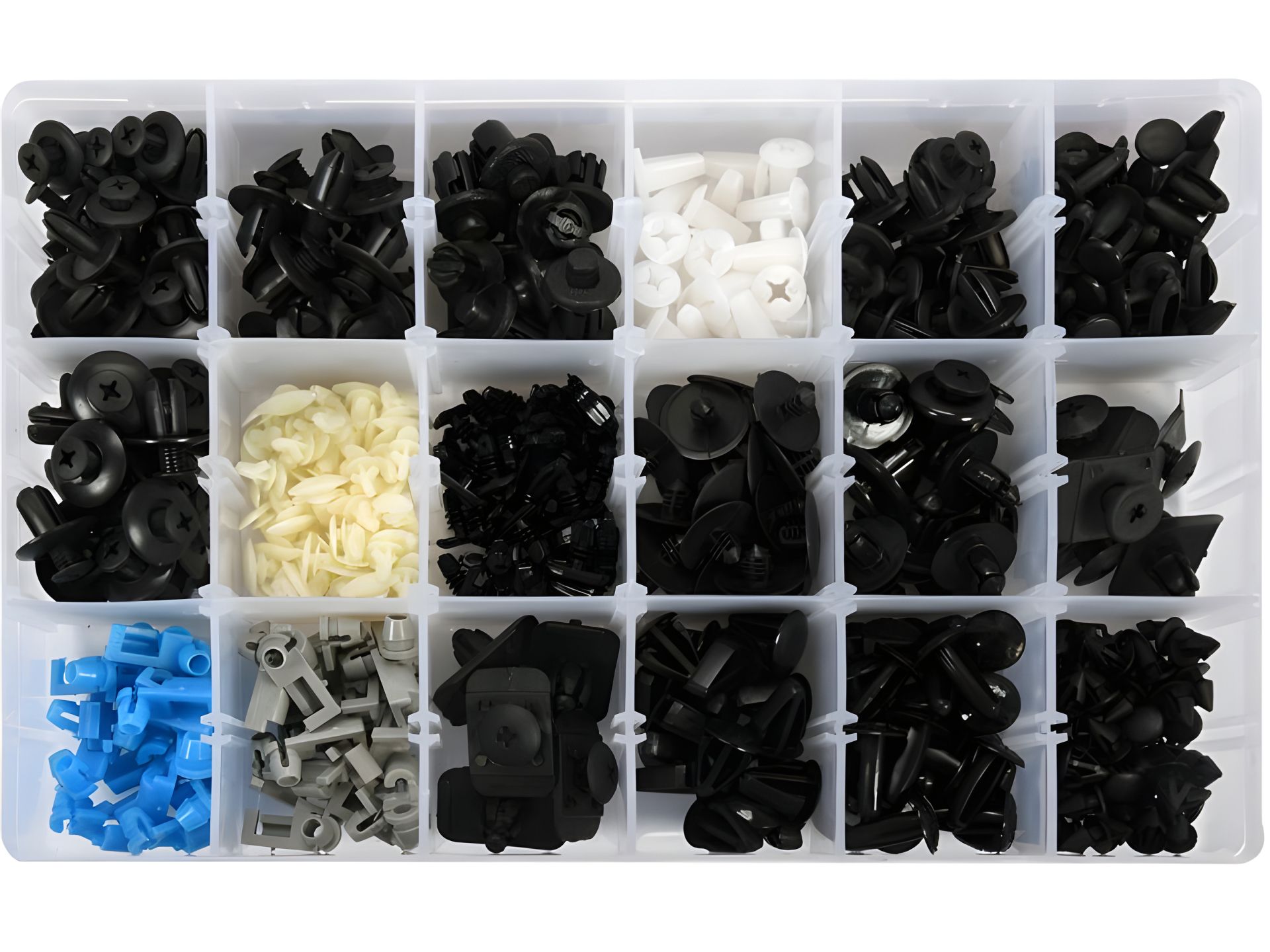 Набір автомобільного кріплення для Mazda, 475 шт. Yato YT-06658 Набір автомобільного кріплення для Mazda, 475 шт. Yato YT-06658