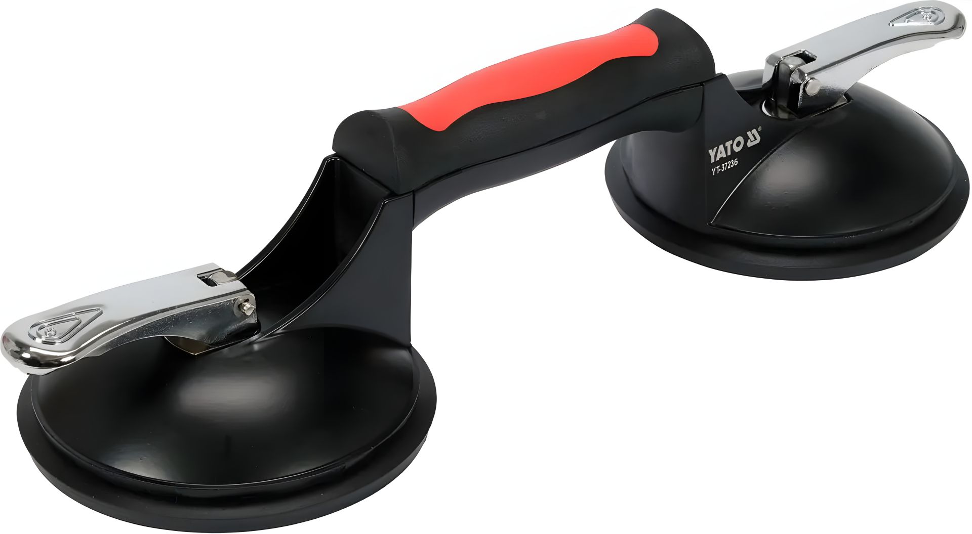 Подвійна присоска для скла 125 мм 120 кг Yato YT-37236 Подвійна присоска для скла 125 мм 120 кг Yato YT-37236
