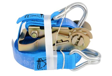 Стрічка для стяжки вантажу-тріскачка з гаками 5 м Vorel 82397 Стрічка для стяжки вантажу-тріскачка з гаками 5 м Vorel 82397