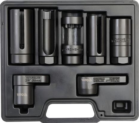 Комплект насадок для лямда-зонда и форсунок, 7 шт., Yato YT-1751 Комплект насадок для лямда-зонда и форсунок, 7 шт., Yato YT-1751