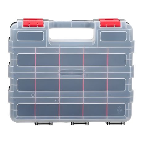 Двосторонній органайзер 12.5", 2 в 1, розмір 320*270*80мм INTERTOOL BX-4022