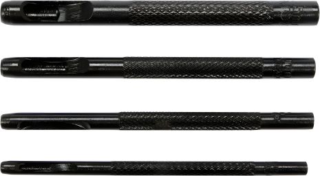 Набор из 4 пробойников круглых отверстий для кожи Yato YT-35880 Набор из 4 пробойников круглых отверстий для кожи Yato YT-35880