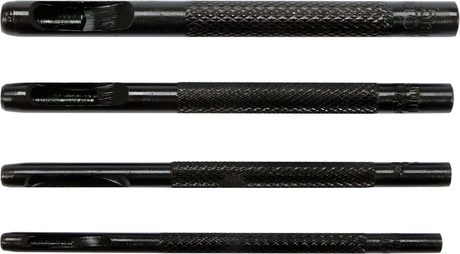 Набір з 4 просічок-пробійників круглих отворів по шкірі Yato YT-35880 Набір з 4 просічок-пробійників круглих отворів по шкірі Yato YT-35880