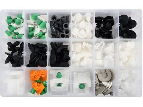 Набір кріплення автомобільного для Audi 160 шт. Yato YT-06664 Набір кріплення автомобільного для Audi 160 шт. Yato YT-06664