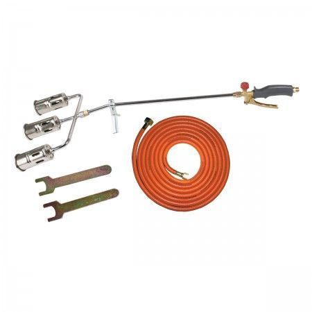 Горелка газовая d = 50мм, 3 сопла, L = 460мм, 99 kW, шланг 5м PROLINE