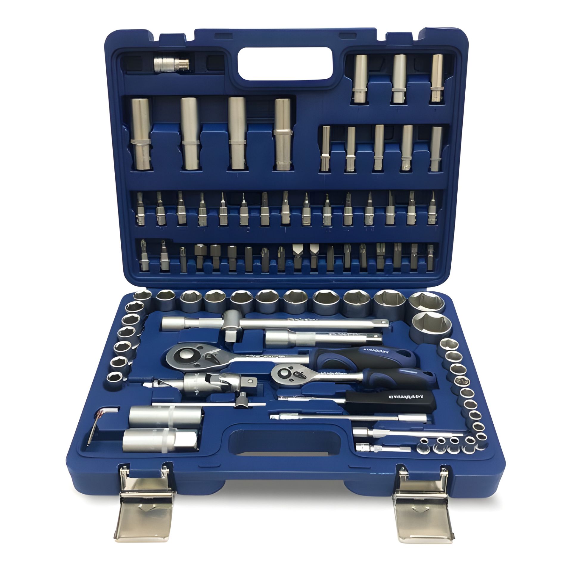 Инструмент набор 1/4", 1/2" 94 шт. с металлическими замками, СТАНДАРТ СНГ STM-0094-6 Инструмент набор 1/4", 1/2" 94 шт. с металлическими замками, СТАНДАРТ СНГ STM-0094-6