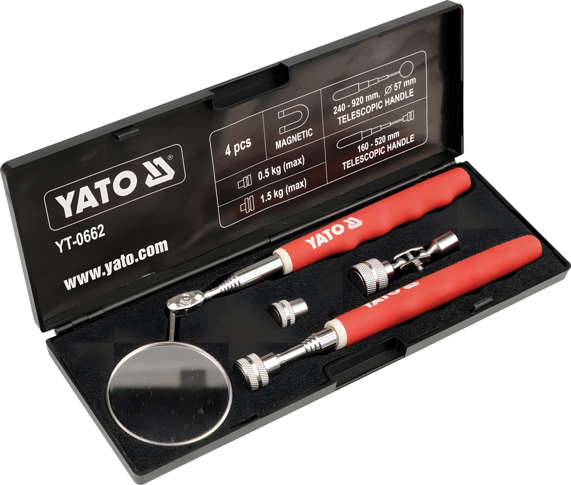 Набор держатель с зеркалом Yato YT-0662 Набор держатель с зеркалом Yato YT-0662