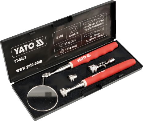 Проверочный набор держатель + зеркало Yato YT-0662