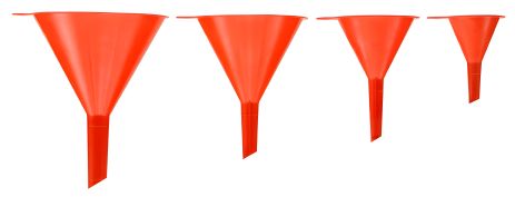 Комплект пластикових вирв, 4 шт., Vorel 83005