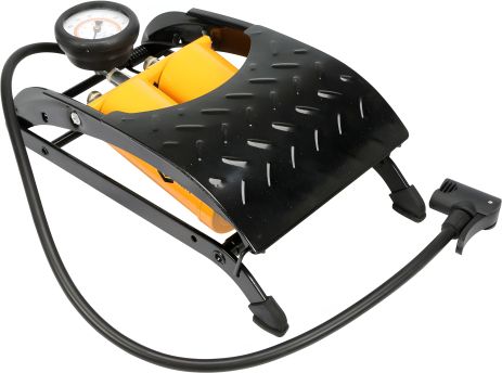 Vorel: ножной насос с двойным поршнем и манометром (82015)