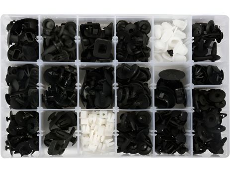 Комплект автомобильного крепежа 408 шт. для Nissan Yato YT-06657 Комплект автомобильного крепежа 408 шт. для Nissan Yato YT-06657