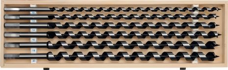 Набор спиральных свёрл 10-20 мм по дереву 460 мм Yato YT-3299