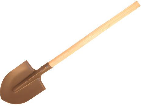 Лопата штыковая с рукояткой; бренд Virok 05V001