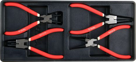 Съемники стопорных колец 4 шт. для сервисной тележки, Yato YT-55443