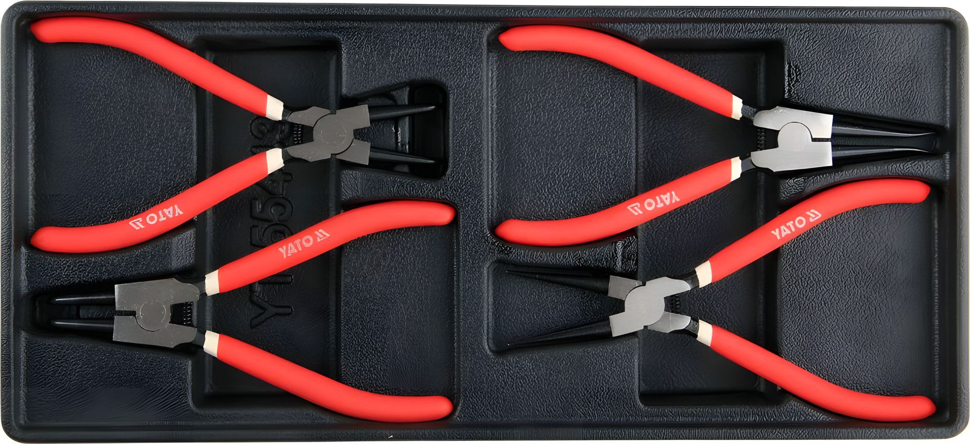 Вставка Yato YT-55443 до сервісного візка зі знімачами стопорних кілець, 4 шт. Вставка Yato YT-55443 до сервісного візка зі знімачами стопорних кілець, 4 шт.