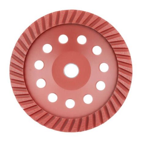 Фреза шліфувальна торцева алмазна Turbo, 180×22,2 мм, 20-22%, 6900 об/хв INTERTOOL CT-6280