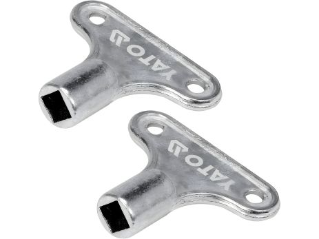 Ключі до кранів у водяних обігрівачах, квадрат 5х5 мм, 30х35 мм, 2 шт. [24/144]