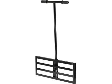 Ручний вирівнювач ґрунту; робоча частина: 80х 30х 6,6 см, живець: 100 см, Yato YT-86771