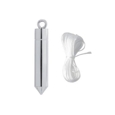 Отвес INTERTOOL MT-0001, 100 г, с капроновой нитью Отвес INTERTOOL MT-0001, 100 г, с капроновой нитью