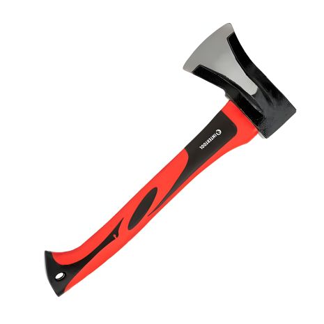 Колун кованый, 1000 г, ручка з фібергласу INTERTOOL HT-0274
