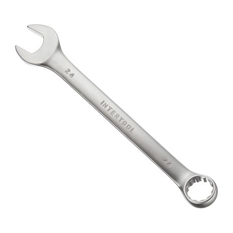 Комбінований ключ 24мм Cr-V INTERTOOL HT-1224