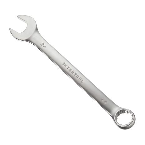 Комбинированный ключ 24мм Cr-V INTERTOOL HT-1224