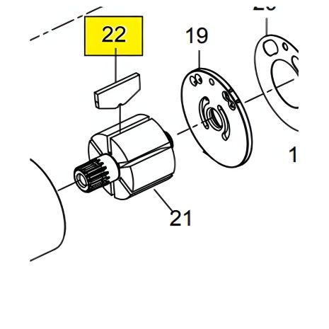 Роторная лопасть для 33631-ххх Роторная лопасть для 33631-ххх