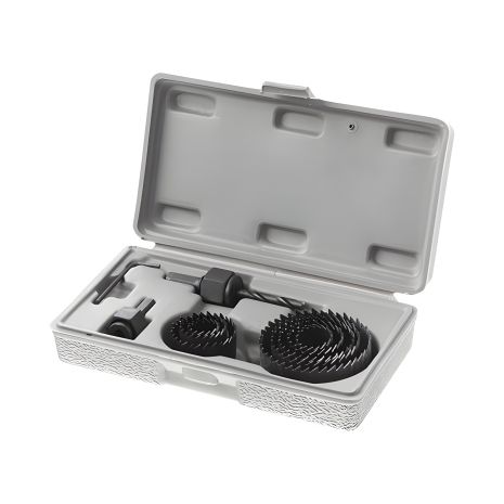 Набор корончатых сверл по дереву, 11 штук, 19-64 мм INTERTOOL BT-0023