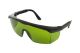 Панорамные открытые очки КОМФОРТ с регулировкой дужек l-класс зеленые MASTERTOOL 82-0617