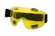 Жовті окуляри-напівмаска з антицарапним покриттям, 4 вентиляційні клапани та регульованим ременем, Mastertool 82-0402
