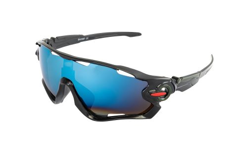 Захисні окуляри відкриті SPORTLINE BLUE MIRROR з панорамною лінзою ANTI-SCRATCH MASTERTOOL 82-0007