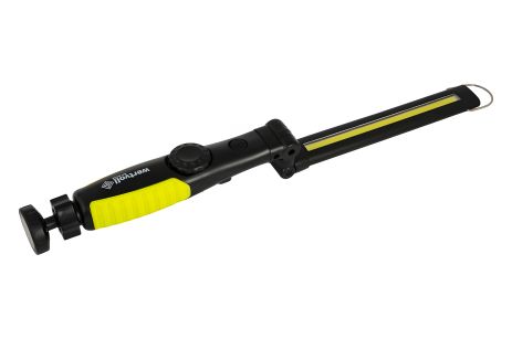 Магнітний складаний інспекційний ліхтар CREELED/COBLED IP44 Li-ion 2000 mAh/t 7000 K/450 lum ABS 410х34х38 мм MASTERTOOL RX-8009