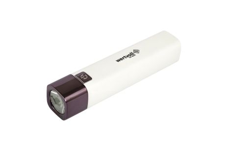Ліхтар з 3 режимами, LED, Li-ion 1200 mAh/t 7000 K/80 lum, powerbank, ABS 122х25 мм, білий MASTERTOOL RX-8001