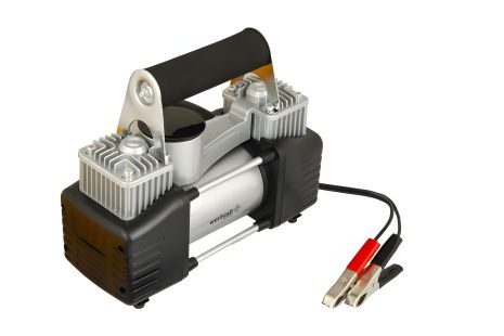 Двухпоршневой автомобильный компрессор 12 V, 150 PSI, 25 A, 300 Вт, 85 л/мин, сумка MASTERTOOL AC-2185