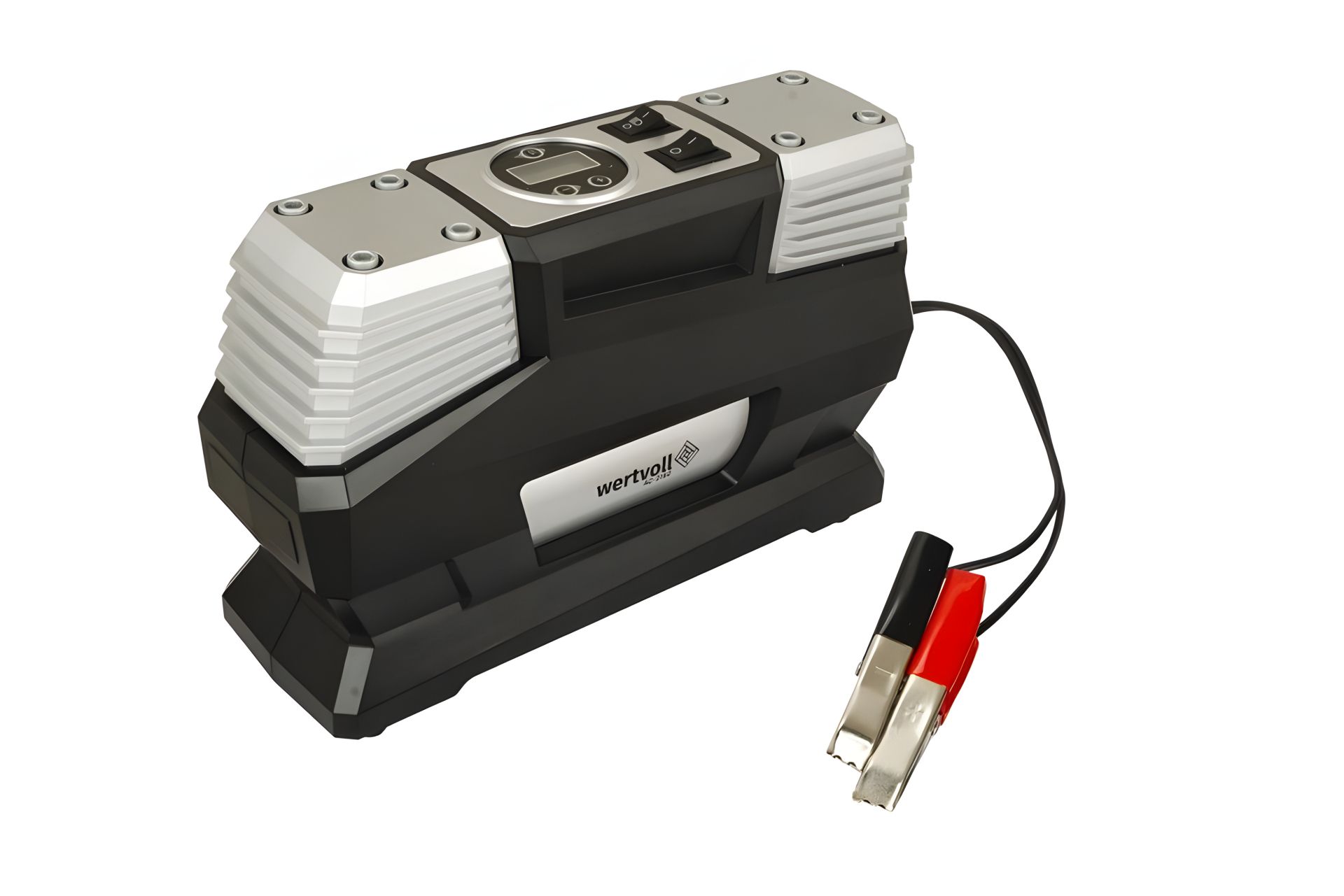 Компресор автомобільний двопоршневий 12 V 150 PSI 15 A 180 Вт 60 л/хв. сумка MASTERTOOL AC-2160 - Швидке накачування Компресор автомобільний двопоршневий 12 V 150 PSI 15 A 180 Вт 60 л/хв. сумка MASTERTOOL AC-2160 - Швидке накачування