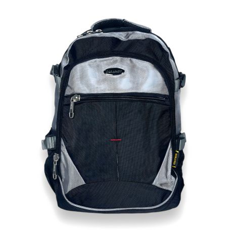 Міський рюкзак, 20 л, два відділення, фронтальні та бічні кишені, сірий