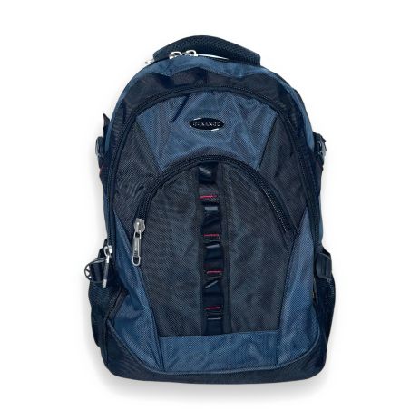 Городской рюкзак, 21 л, два отделения, синий (фронтальные и боковые карманы)