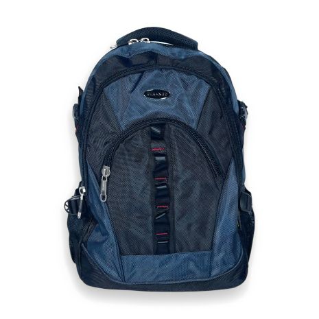 Городской рюкзак, 21 л, два отделения, синий (фронтальные и боковые карманы)