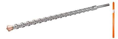 Свердло SDS-MAX для бетону 38х800 мм QUADRO S4 MASTERTOOL 4-38-800